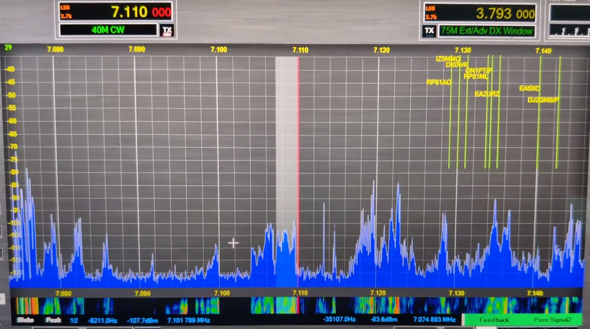received bearing signal by OE5BKO